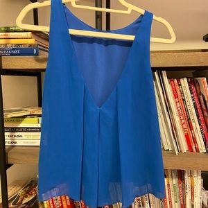 Alice + Olivia Open Back Blouse